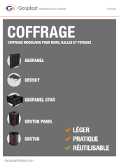 catalogue coffrage GEOPLAST