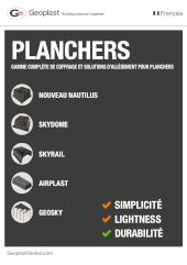 catalogue planchers GEOPLAST